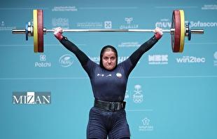 بازیهای کشورهای اسلامی| کسب یک مدال طلا و ۲ برنز توسط مهسا بهشتی در دسته ۸۶ کیلوگرم وزنهبرداری