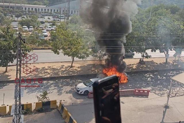 ببینید | انفجار در پایتخت پاکستان؛ علت انفجار هنوز مشخص نیست