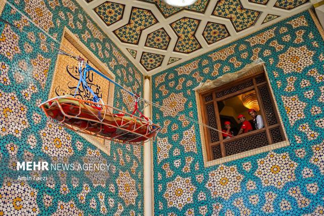 مانور «امداد و نجات» در حرم مطهر شاهچراغ(ع)