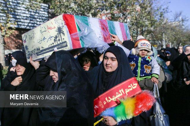 احمدی: پیکر مطهر یک شهید گمنام در شیروان بدرقه می‌شود