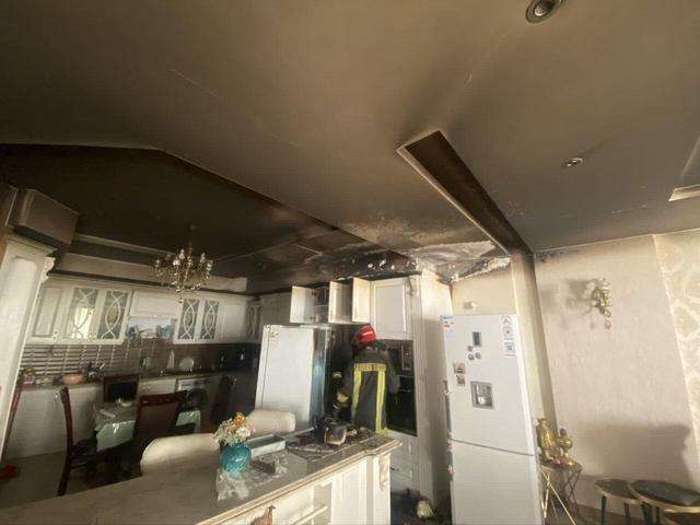 آتش‌سوزی یک واحد مسکونی در مشهد مهار شد