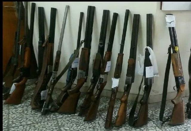 کشف و ضبط ۱۴ قبضه سلاح شکاری از شکارچیان غیر مجاز در آستارا