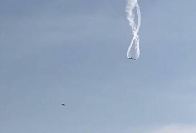 فیلم/ سقوط هواپیمای ترابری نظامی ترکیه