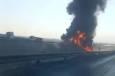 فیلم/ انفجار تانکر سوخت در جاده فرودگاه یزد