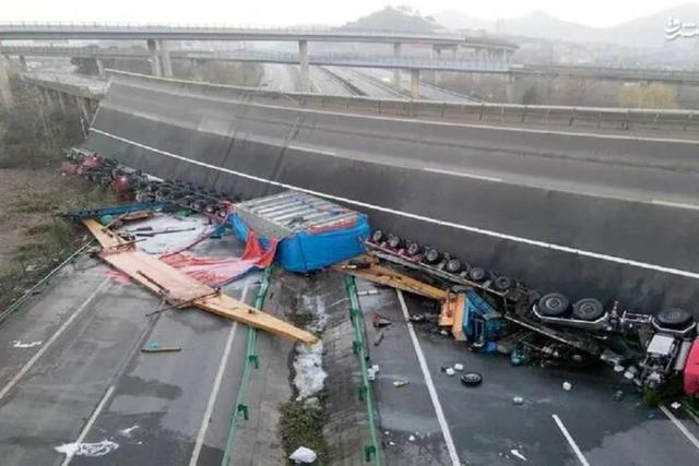 فروریختن پل هونگچی در چین +فیلم