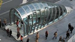 معماری ورودی ایستگاه مترو فُستریتوس (+تصاویر)