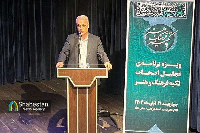 خادمی در تکیه‌های فرهنگی و هنری افتخاری ماندگار است