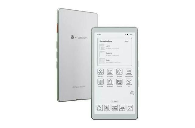 اولین کتاب‌خوان الکترونیکی مجهز به اندروید ۱۶ جهان معرفی شد