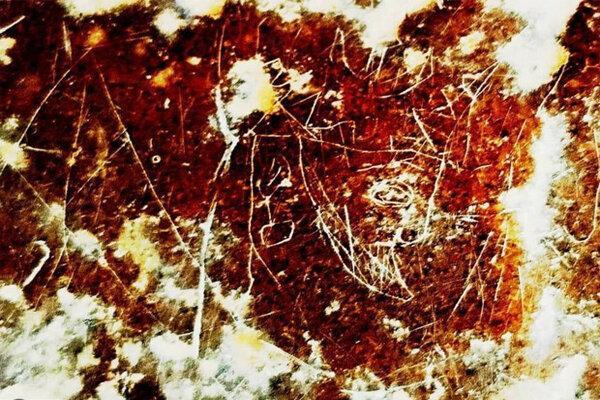 کشف نگاره‌ سوزنی یکی از شاهان ساسانی در صخره‌های شهر استخر فارس