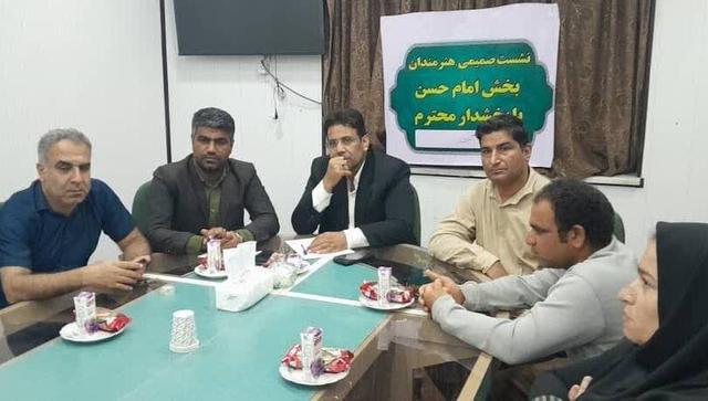 رضایی: هنرمندان بخش امام حسن حمایت می‌شوند