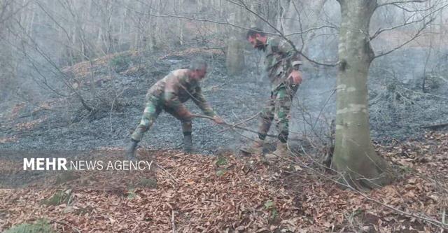 قمی: آتش سوزی در ارتفاعات لوندویل آستارا مهار شد