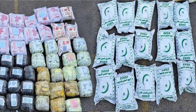 مرزبانان هنگ مرزی تایباد ۷۲ کیلوگرم هروئین کشف کردند