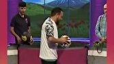 رکورد جالب و دیدنی با توپ فوتبال + فیلم