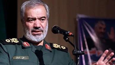 پاسخ سردار فدوی به تهدیدات برای محدود کردن برد موشک‌ها: آدم‌های بی‌ربطی که نه در موضوع هستند و نه در موضوع بودند، وقتی حرف می‌زنند اعتباری ندارد + فیلم