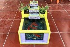 آموزش ساخت یک آکواریوم ساده با فوم و سیمان (فیلم)