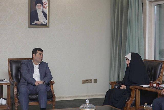 نماینده مردم هرمزگان با وزیر ورزش دیدار کرد