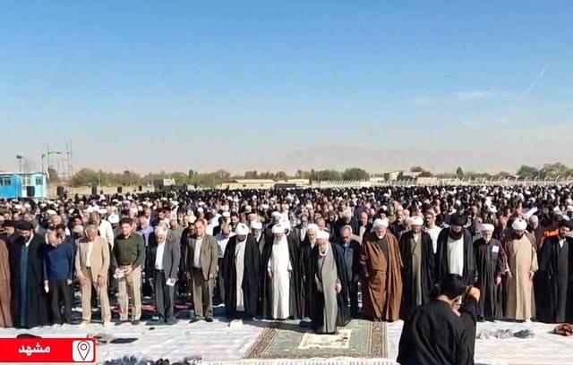 اقامه نماز باران در مشهد