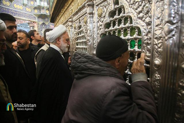 تشرف رئیس قوه قضاییه به حرم حضرت فاطمه معصومه(س)
