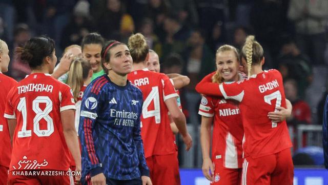 ویدیو| گل‌های بازی زنان بایرن مونیخ ۳ - زنان آرسنال ۲