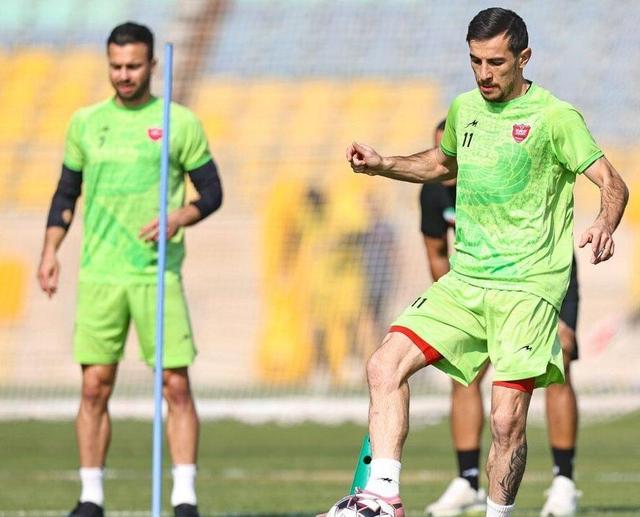 تمرین انفرادی برای بازیکنان مصدوم پرسپولیس