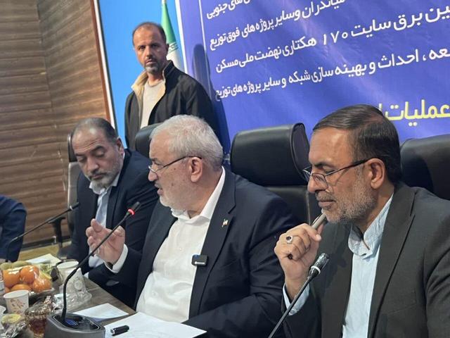 افتتاح طرح آبرسانی به ۳۰ روستای جنوب کرمان با حضور وزیر نیرو