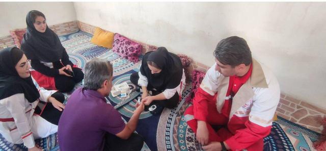 نذر خدمت هلال‌احمر کهگیلویه به روستای شهید طیب رسید