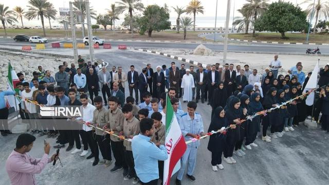 افتتاح فاز تکمیلی بلوار شهید آیت‌الله رییسی/ تکمیل کمربندی شرقی شهر قشم