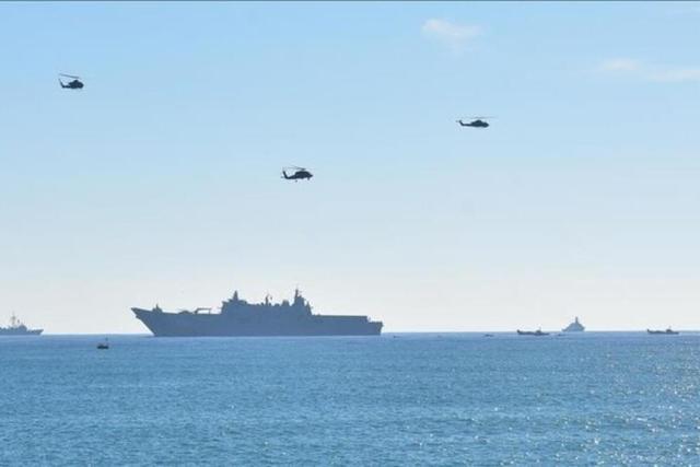 رزمایش دریایی کره‌جنوبی و آمریکا برگزار شد