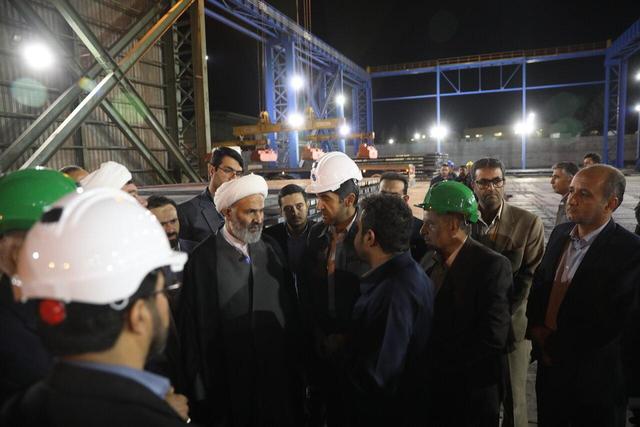 بازدید اعضای کمیسیون اصل نود مجلس از شرکت فولاد بردسیر