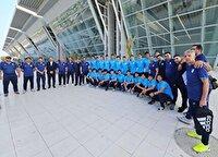 تیم فوتبال نوجوانان وارد کیش شد