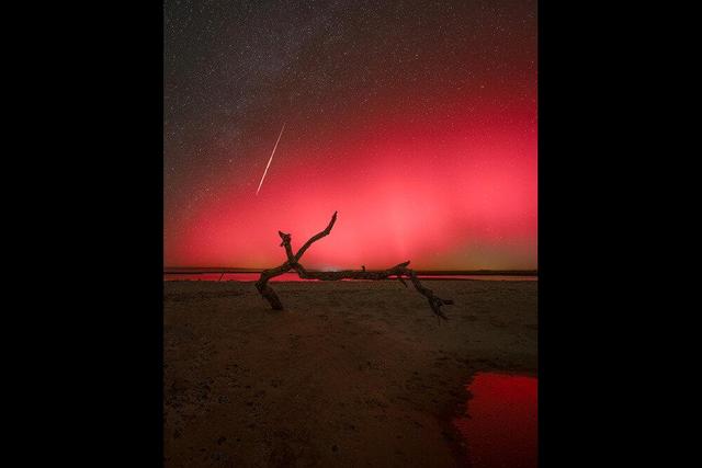عکس روز ناسا از شفق قطبی بر فراز فلوریدا