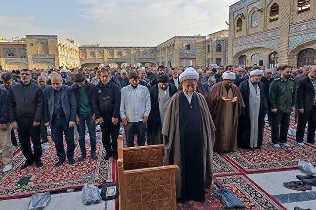 نماز باران در آستان مقدس حضرت عبدالعظیم (ع) اقامه شد