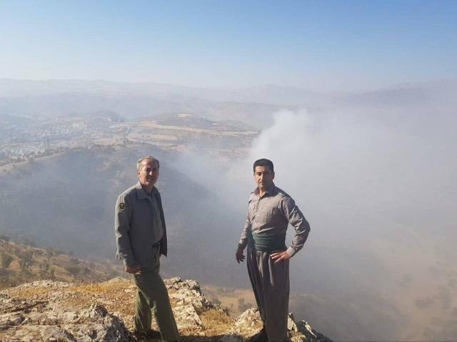 مهار کامل آتش‌سوزی سایت زباله جوانرود