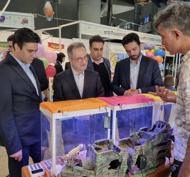 بازدید معاون گردشگری وزارت میراث‌فرهنگی از نمایشگاه «کودک اکسپو» در برج میلاد تهران