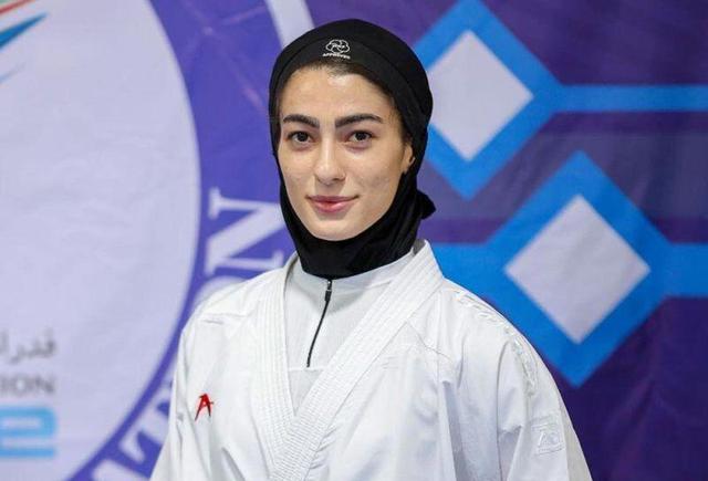 کولاک آتوسا گلشادنژاد، قهرمان کاراته کرمانشاه در ریاض عربستان