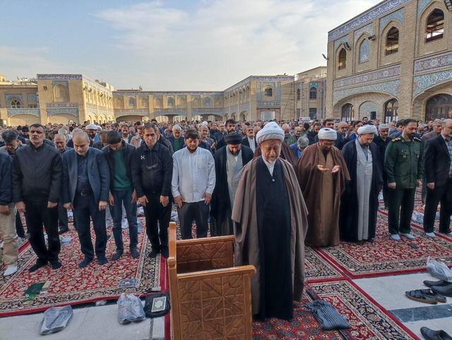 نماز باران در آستان مقدس حضرت عبدالعظیم (ع) اقامه شد