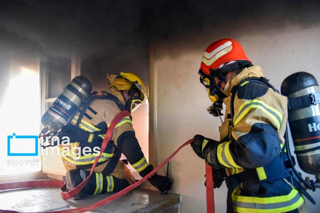 آتش‌سوزی در یکی از یک واحد تولیدی در شهرکرد مهار شد