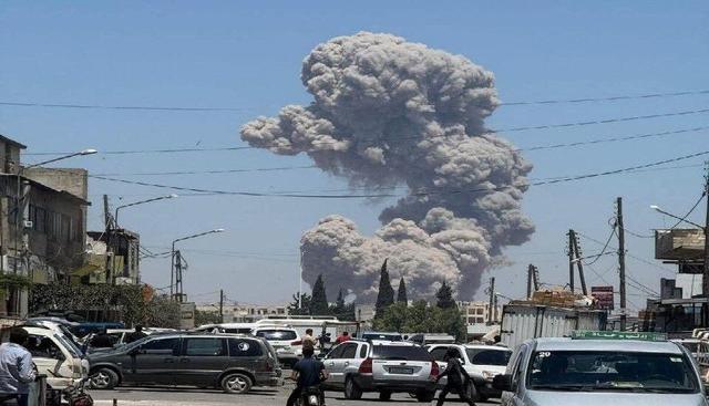 انفجارهای پیاپی در منطقه المزه دمشق