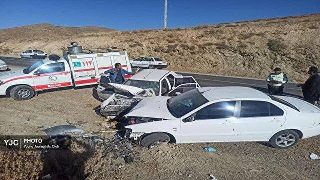 امدادرسانی به ۸ مصدوم در محور سورشجان به سودجان