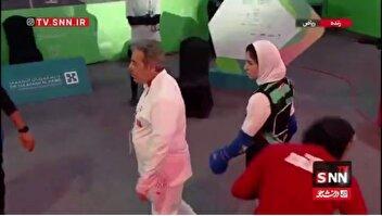 زهرا اکبری به نقره بسنده کرد