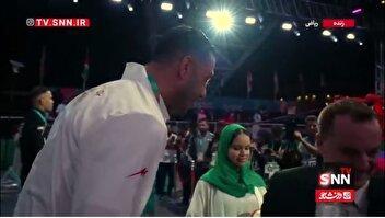 مراسم اهدای مدال مسابقات موی تای بازی های همبستگی کشورهای اسلامی