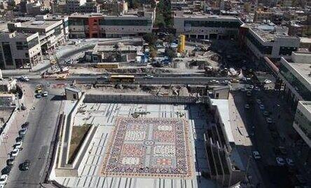 کج‌سلیقگی مسئولان شهری تبریز در نگهداری بزرگ‌ترین سنگفرش جهان