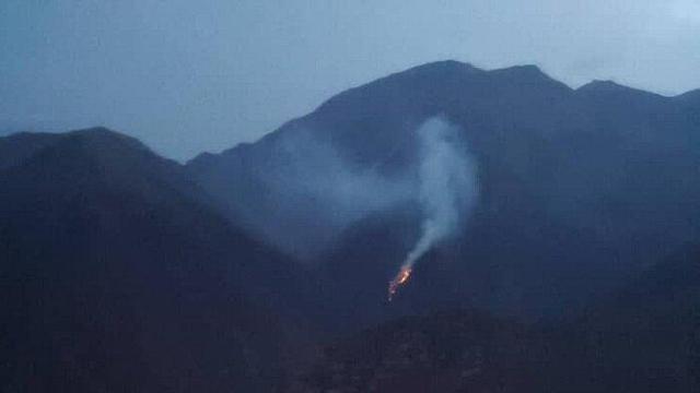 آتش به جان جنگل‌های مرزن آباد افتاد