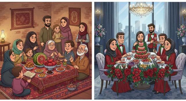 از دورهمی ساده تا جشنهای لاکچری؛ روایت تحول شب یلدا در بازار گل