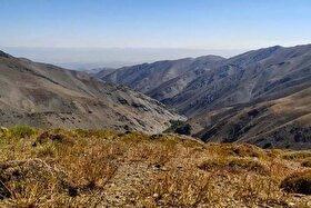 ویدئو| نمایی هوایی از خشک شدن رشته کوه‌ بینالود