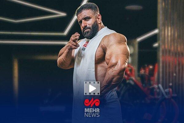 تصویر رهبرانقلاب بک‌گراند گوشی قهرمان مسترالمپیا