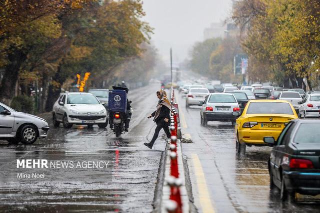 بارش باران پاییزی در شهرهای آذربایجان غربی