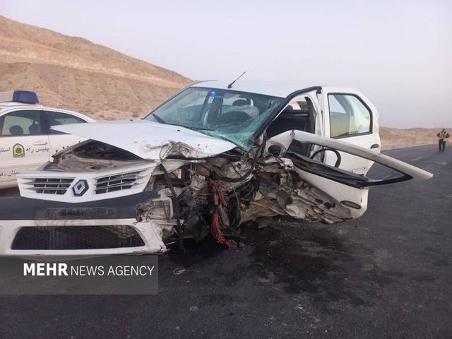 تصادف زنجیرهای ۴ خودرو در سراب یاوری