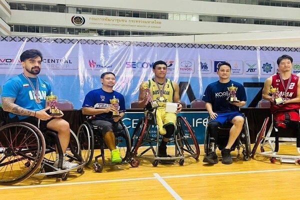 ملی پوش بسکتبال با ویلچر ایران در جمع بهترین های آسیا قرار گرفت