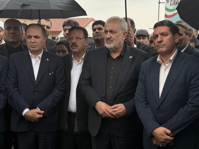 آیین کلنگزنی و آبرسانی با حضور وزیر نیرو و کشاورزی برگزار شد